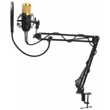 Carregar imagem no visualizador da galeria, Kit youtuber podcast Com Microfone Condensador Braço Articul