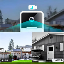 Carregar imagem no visualizador da galeria, Campainha C/ Câmera Wifi S Fio Inteligente Interfone C Áudio