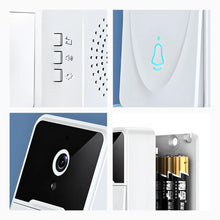 Carregar imagem no visualizador da galeria, Campainha C/ Câmera Wifi S Fio Inteligente Interfone C Áudio