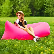 Carregar imagem no visualizador da galeria, Sofá Inflável De Ar Portátil Puff Impermeável Praia Camping