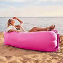 Carregar imagem no visualizador da galeria, Sofá Inflável De Ar Portátil Puff Impermeável Praia Camping