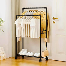 Carregar imagem no visualizador da galeria, Cabideiro Duplo Arara Multiuso Móvel