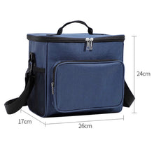 Carregar imagem no visualizador da galeria, Bolsa Térmica Marmita Com Alça - AZUL