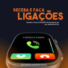 Carregar imagem no visualizador da galeria, Relógio Smartwatch X8 Ultra Tela HD 49mm (LARANJA)
