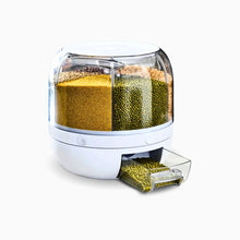 Carregar imagem no visualizador da galeria, Dispenser De Alimentos E Grãos Giratório Com 6 Divisões
