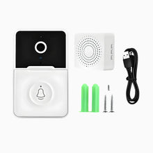 Carregar imagem no visualizador da galeria, Campainha C/ Câmera Wifi S Fio Inteligente Interfone C Áudio
