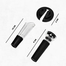 Carregar imagem no visualizador da galeria, Kit Para Vinho Com Bico Aerador e Rolha Tampa a Vácuo
