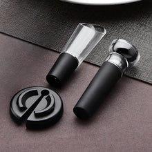 Carregar imagem no visualizador da galeria, Kit Para Vinho Com Bico Aerador e Rolha Tampa a Vácuo
