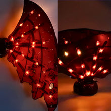 Carregar imagem no visualizador da galeria, Fantasia de Asas para festas com Led e Música modelo Dragão
