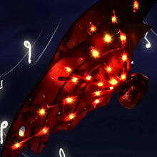 Carregar imagem no visualizador da galeria, Fantasia de Asas para festas com Led e Música modelo Dragão
