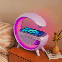 Carregar imagem no visualizador da galeria, Luminária Inteligente com Caixa De Som e Carregador Indução
