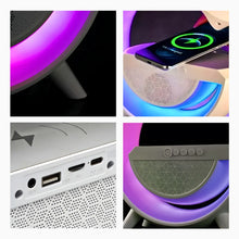 Carregar imagem no visualizador da galeria, Luminária Inteligente com Caixa De Som e Carregador Indução
