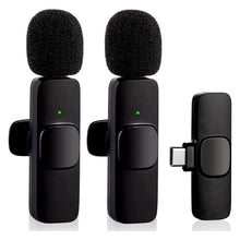 Carregar imagem no visualizador da galeria, Microfone Lapela Sem Fio Compatível Android Usb C Type C
