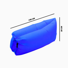 Carregar imagem no visualizador da galeria, Sofá Inflável De Ar Portátil Puff Impermeável Praia Camping
