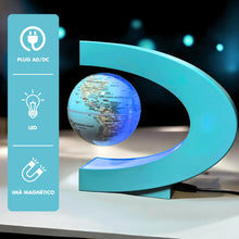 Carregar imagem no visualizador da galeria, Luminária Antigravidade Magnético Globo Flutuante
