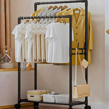 Carregar imagem no visualizador da galeria, Cabideiro Duplo Arara Multiuso Móvel
