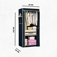 Carregar imagem no visualizador da galeria, Guarda Roupa Closet Dobrável Organizador com Capa de Tecido
