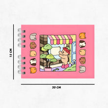 Carregar imagem no visualizador da galeria, Livro De Colorir Capa Dura - ROSA
