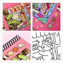 Carregar imagem no visualizador da galeria, Livro De Colorir Capa Dura - ROSA
