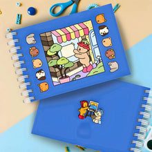 Carregar imagem no visualizador da galeria, Livro De Colorir Capa Dura - AZUL
