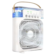 Carregar imagem no visualizador da galeria, Ventilador Portátil de Mesa Mini Ar Condicionado Umidificado
